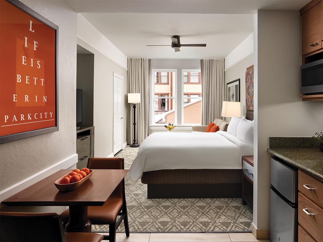 Guest Bedroom and Kitchenette